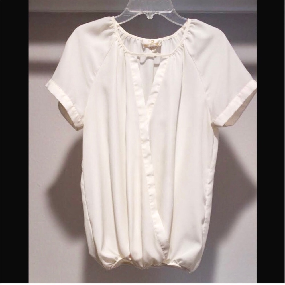 Nordstrom Wrap Blouse in White